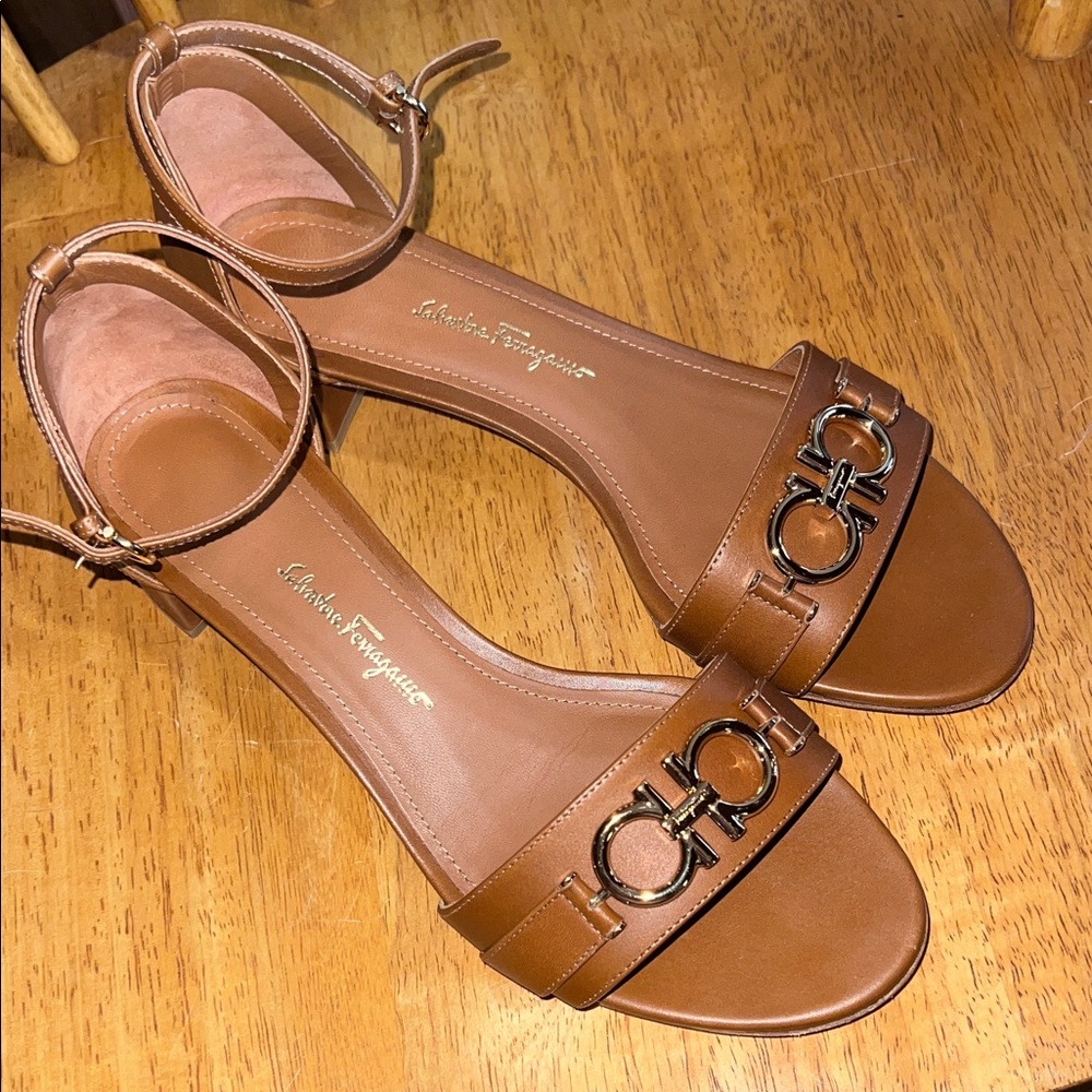 Salvatore Ferragamo Brown Sandals
